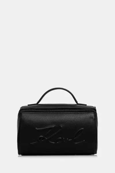 Kosmetická taška Karl Lagerfeld K/VILLE černá barva, B1W32040