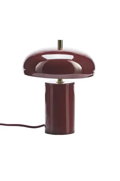 Stolní lampa Madam Stoltz 18 x 24 cm vínová barva