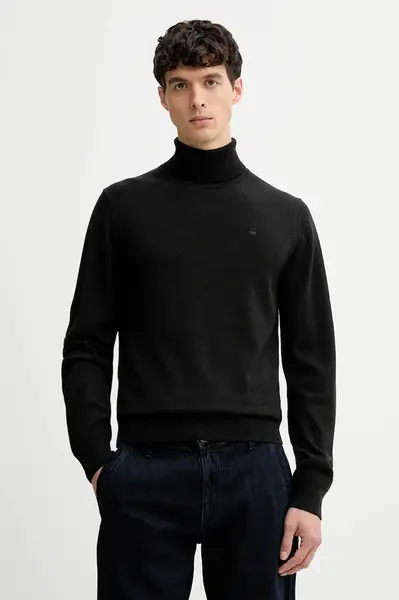 Vlněný svetr G-Star Premium core turtle