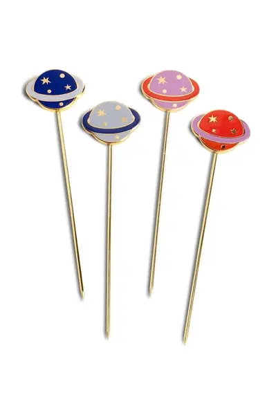 Koktejlová míchátka Octaevo Cosmos 11,5 x 2 cm 4-pack