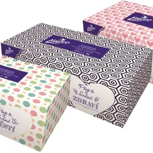 Linteo Papírové kapesníky 2-vrstvé bílé box 200 ks