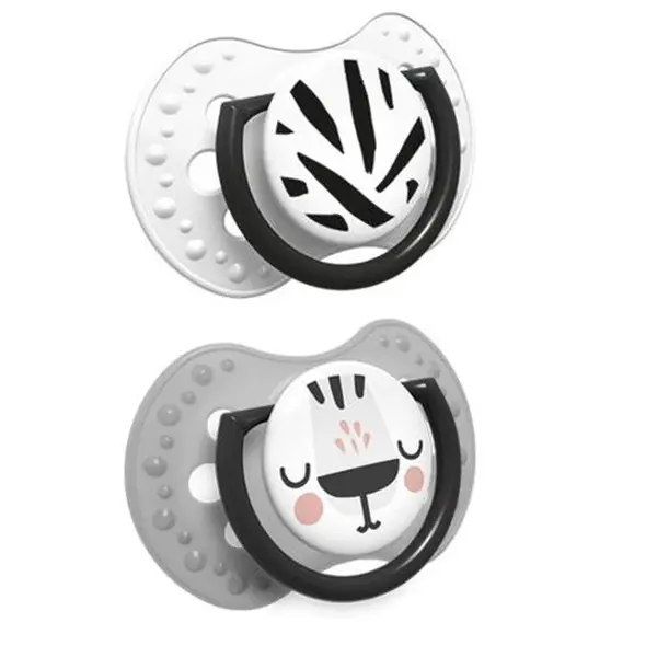 LOVI Salt & Pepper Dudlík silikonový dynamický 6-18m 2 ks