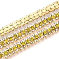 Iron Rhinestone Cup Chains