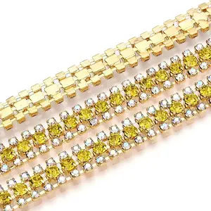 Iron Rhinestone Cup Chains