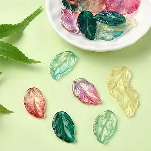 Handmade Transparent Czech Lampwork Pendants