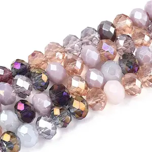 Electroplate Glass Beads Strands