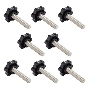 8Pcs Plastic Flower Shaped Head Cap Screw