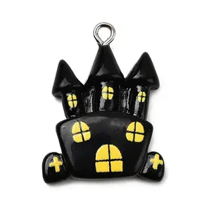 Halloween Opaque Resin Pendants
