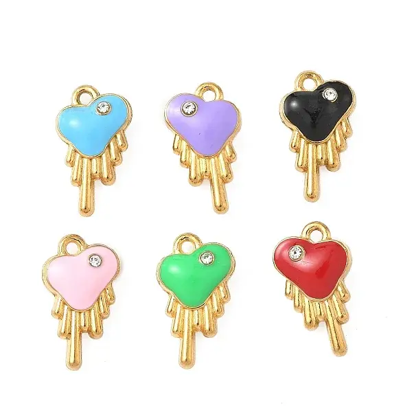 304 Stainless Steel Enamel Pendants