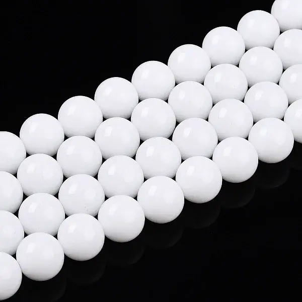 Baking Painted Opaque Glass Beads Strands