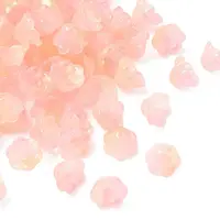 Transparent Glass Beads Caps