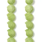 Synthetic Coral Dyed Beads Strands