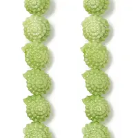 Synthetic Coral Dyed Beads Strands