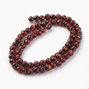 Handmade Silver Foil Glass Lampwork Beads