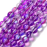 Synthetic Moonstone Beads Strands