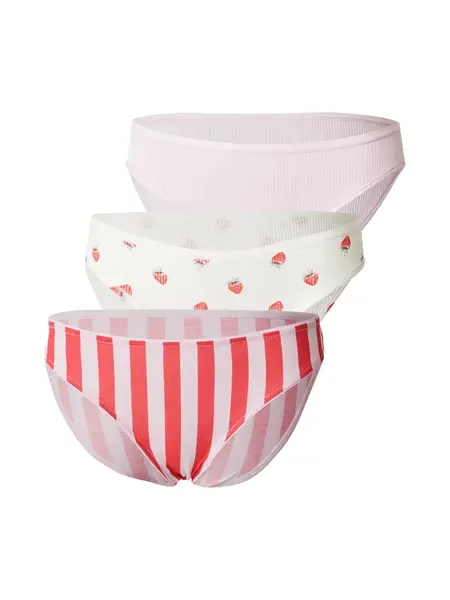 ETAM Nohavičky 'Johnnie'  smaragdová / ružová / červená / biela