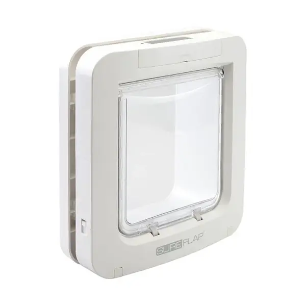 Dvířka SureFlap s mikročipem pro psy - Bílá | P6486