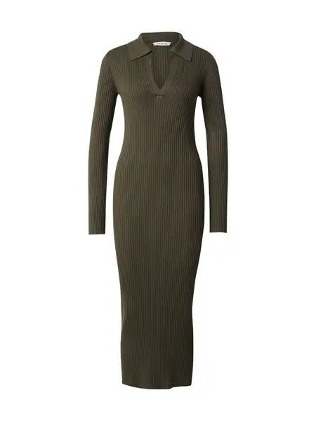 EDITED Pletené šaty 'Hattie'  olivová