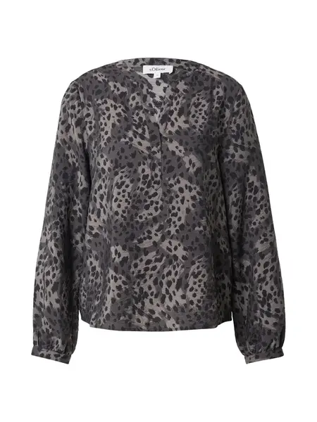 s.Oliver Blúzka  sivá / tmavosivá / čierna