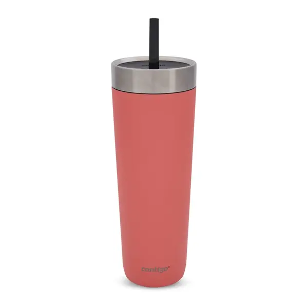 Contigo Láhev na pití Luxe Spillproof Tumb 720 ml korálová