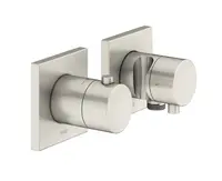 Keuco Edition 11 - Termostatická baterie pod omítku, pro 2 spotřebiče, kartáčovaný nikl 51153051222