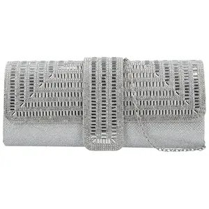 Dámské psaníčko stříbrné - Michelle Moon Beaty