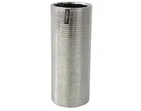 Váza Modern 30 cm, zakulacená, stříbrná