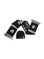 Meatfly set šály a kulichu Anniversary Black | Černá | Velikost One Size