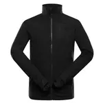 Pánská mikina na zip s prostretch alpine pro quert 2 černá m