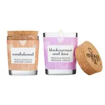MAGNETIFICO enjoy it! Masážní svíčka Sandalwood + Blackcurrant-kiwi 2x70 ml