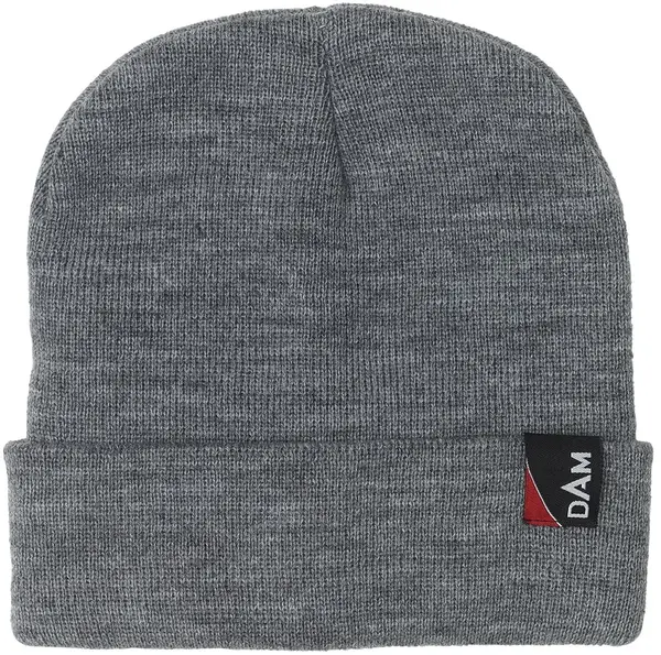 Dam čepice classic fold up beanie one size grey melange