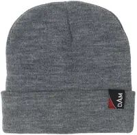 Dam čepice classic fold up beanie one size grey melange