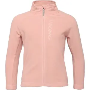 VIKING BY NORWAY PLAYTIME FLEECE JACKET WARM Dětská fleecová bunda, růžová, velikost