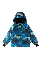 Chlapecká zimní lyžařská bunda reima kairala tmavě modrá 134