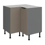 Spodní rohová skříňka Aria ANT 90x90 DN 2F BB Barva korpusu: Antracit, Barva dvířek: TA - Sandgrau AFM