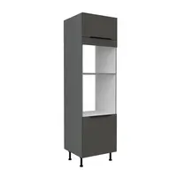 Vysoká skříňka pro vestavnou a mikrovlnou troubu Aria ANT 60 DPM-210 2F Barva korpusu: Antracit, Barva dvířek: GR - Graphite AFM