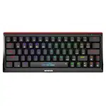 Marvo HECATE 61WR, klávesnice US, herní, Tri-mode, černá, mechanická, Rainbow podsvícení, červené spínače