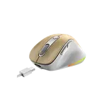 Genius Ergo 9000S Pro /Ergonomická/Optická/Pro praváky/2 400 DPI/USB+BT/ borovice