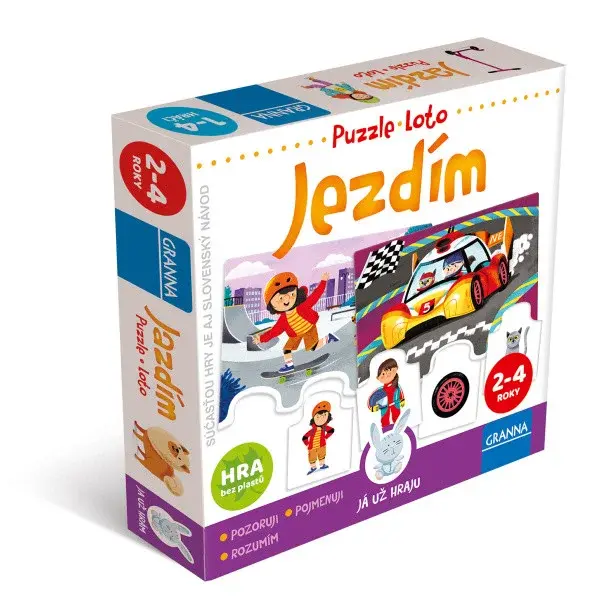 Puzzle a loto - Jazdím