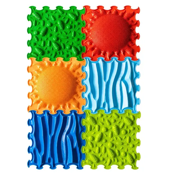 Ortoto Masážne ortopedické podložky súprava 6 ks - Intenzívny chodník