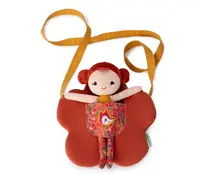 Lilliputiens - kabelka v tvare kvetiny s bábikou Adele