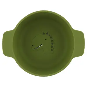 Detská silikónová miska Mr. Dino