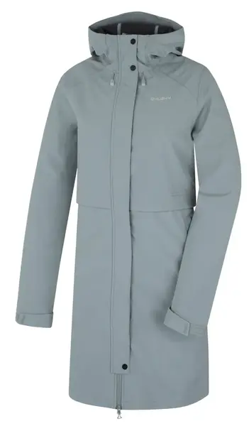 Husky  Sephie L faded green, S Dámsky softshell kabát