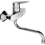 Drezová batéria Hansa Twist s otočným ramienkom 150 mm chróm 09692195