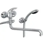 Vaňová batéria Novaservis Metalia 55 so sprchovacím setom 100 mm chróm 55075L.0