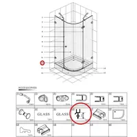 Náhradný diel Anima Glass TESSPODTGS390