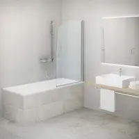 Roth DV1 vanová zástěna 140x85 cm brillant 657-8500000-00-02