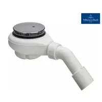 Villeroy & Boch Accessories vaničkový sifón tempoplex plus, priemer 90 mm, chróm U90880261