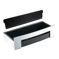 Bemeta Cytro polička so stierkou čierna / chróm 102208302