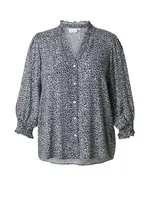 ONLY Carmakoma Blúzka 'CARRaya'  námornícka modrá / biela